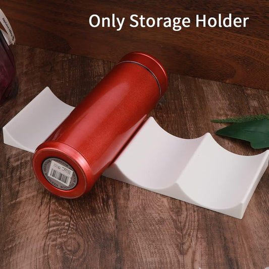 Creative Fridge Monkey Mat Refrigerator Organizer - Elegant and Modern Wine Rack Table Top Wine Storage Stacks Cans and Bottles for Easy Storage(11.5inch)