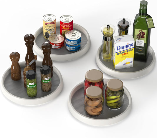 12-Inch Lazy Susan Spice Organizer Rotating Tray