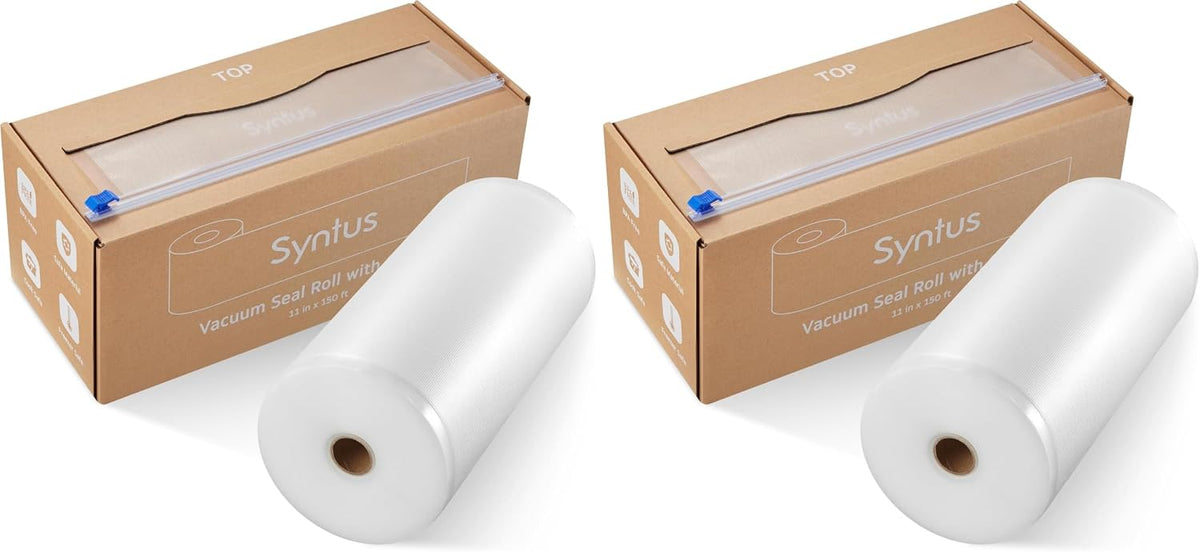 11" x 150' Vacuum Sealer Bags for Food Seal Rolls with Cutter