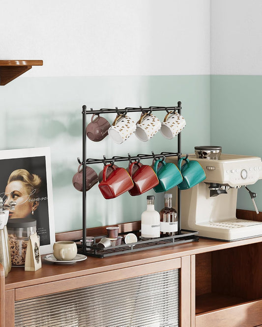 Coffee Mug Holder for Countertop, Mug Tree Rack with Heavy Duty Base