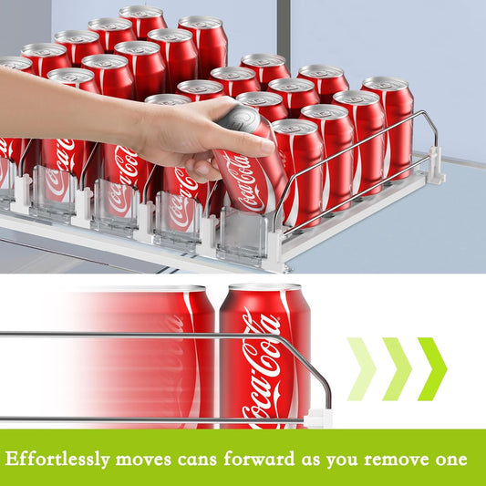 Drink Organizer for Fridge,Holds up to 25 Cans