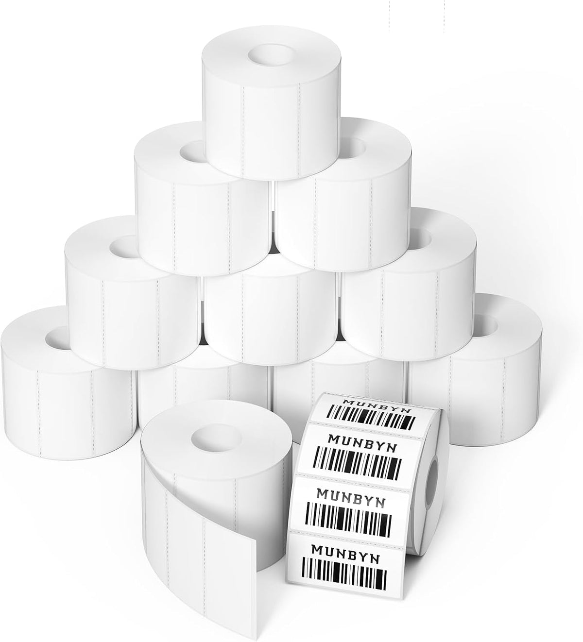 2x1 Thermal Labels, 1000 Sheets/Roll, White