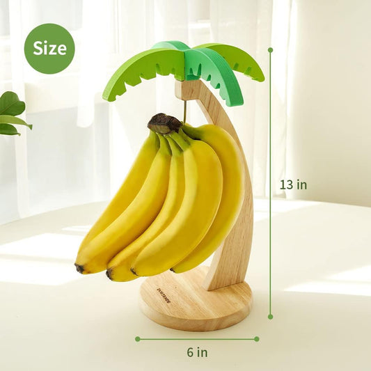 Banana Holder - Banana Hanger Tree with Stainless Steel Hook for Kitchen Countertop