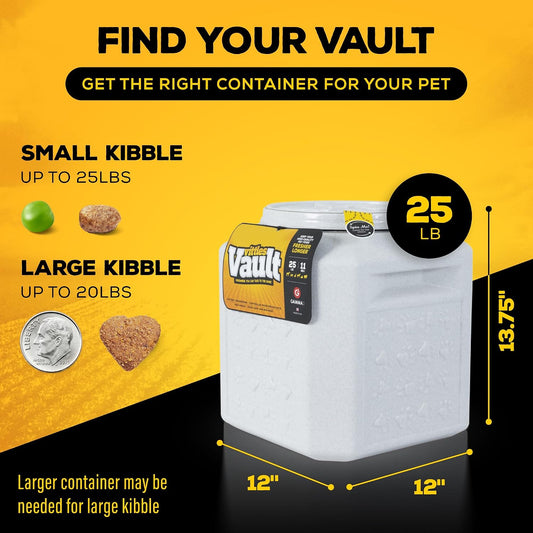 Vittles Vault Airtight Pet Food Storage Container, Fits up to 25lbs