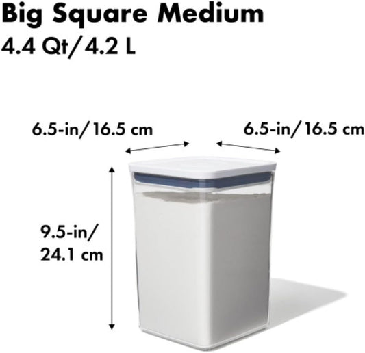Good Grips POP Container, Airtight Food Storage for Pantry, 4.4 Qt