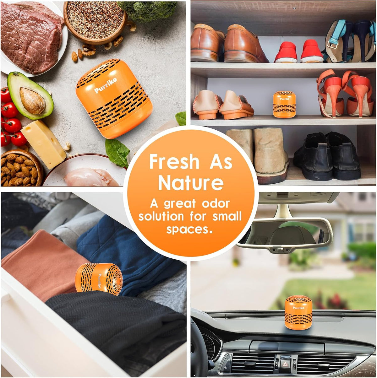 Refrigerator Deodorizer, Long-Lasting Fridge Odor Eliminator