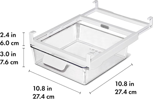 Good Grips Fridge Undershelf Drawer 10 in - for Deli Meat, Cheese, Produce and More