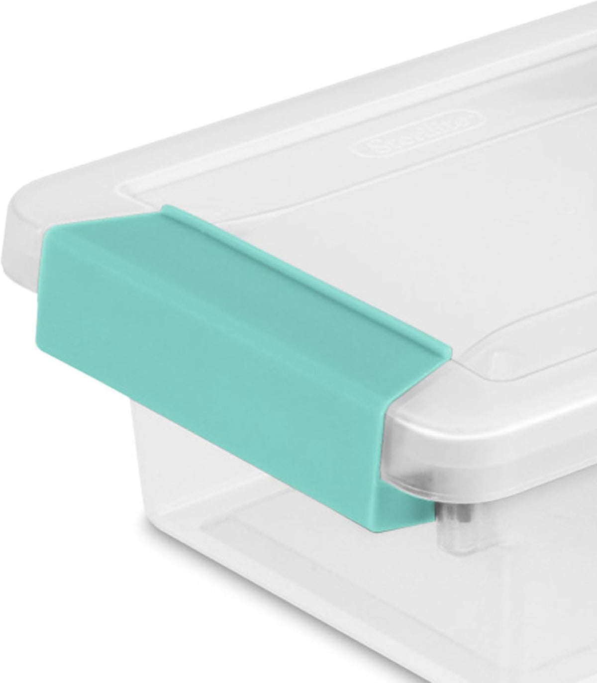 Clip Box, Stackable Clear Plastic Bins- Large