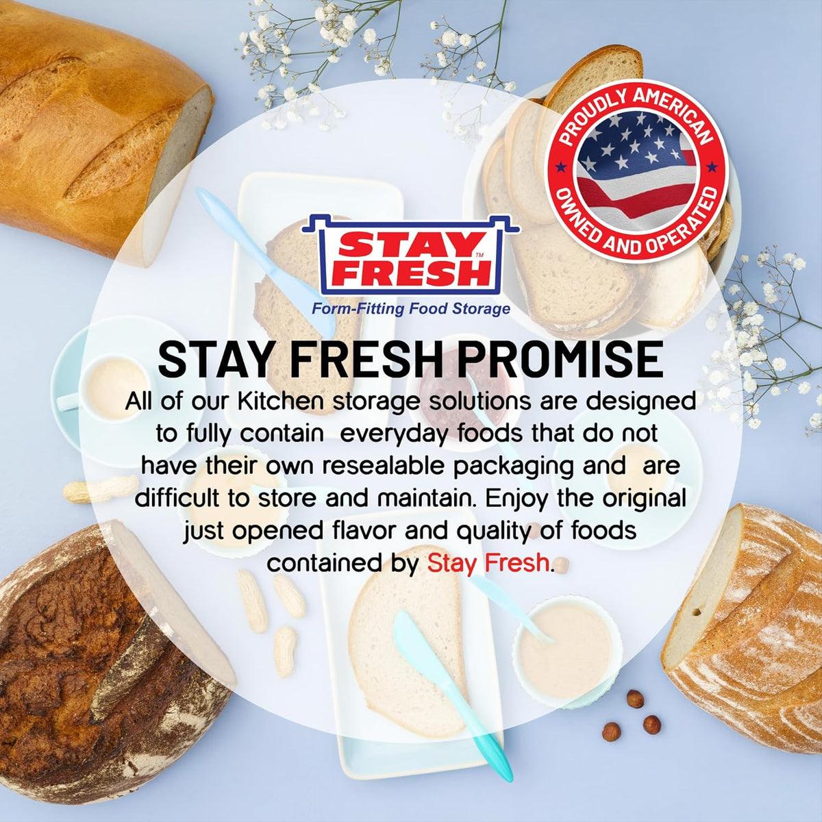 Stay Fresh Cream Cheese Container For Fridge Clear Plastic for Cream Cheese, Dishwasher Safe, BPA Free — Cheese Dish for your Pantry, Counter, Refrigerator