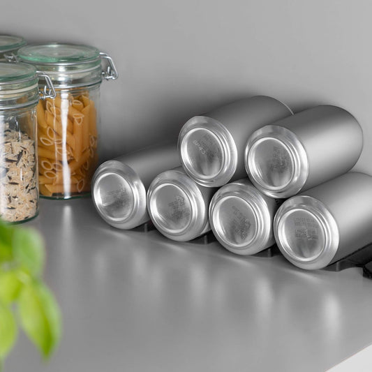 Bottle Stacking Mat - Refrigerator Organizer to Stack Bottles, Cans, Beer, Soda - Non-Slip Holder Rack