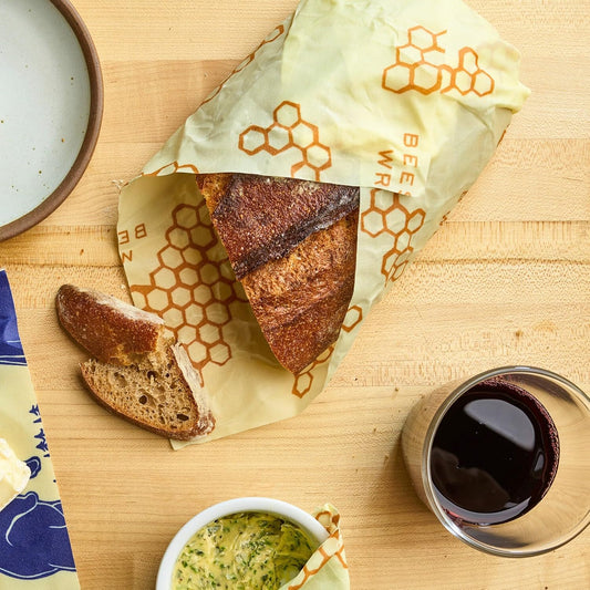 Beeswax Bread Wrap - Honeycomb