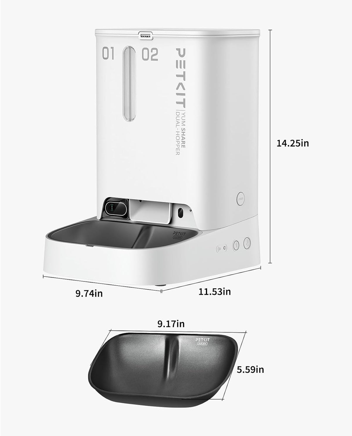 Upgraded Multi-Cat Recognition Automatic Cat Feeder with Camera