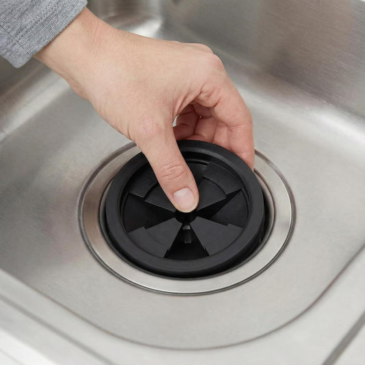 Garbage Disposal Splash Guards 3 3/8" Sink Baffle QCB-AM Replacement for InSinkErator Evolution Series,Removable Quiet Collar Drain Plugs, Garbage Disposer Accessories