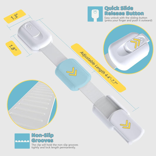 Cabinet Locks Baby Proofing, Adjustable Drawer Lock
