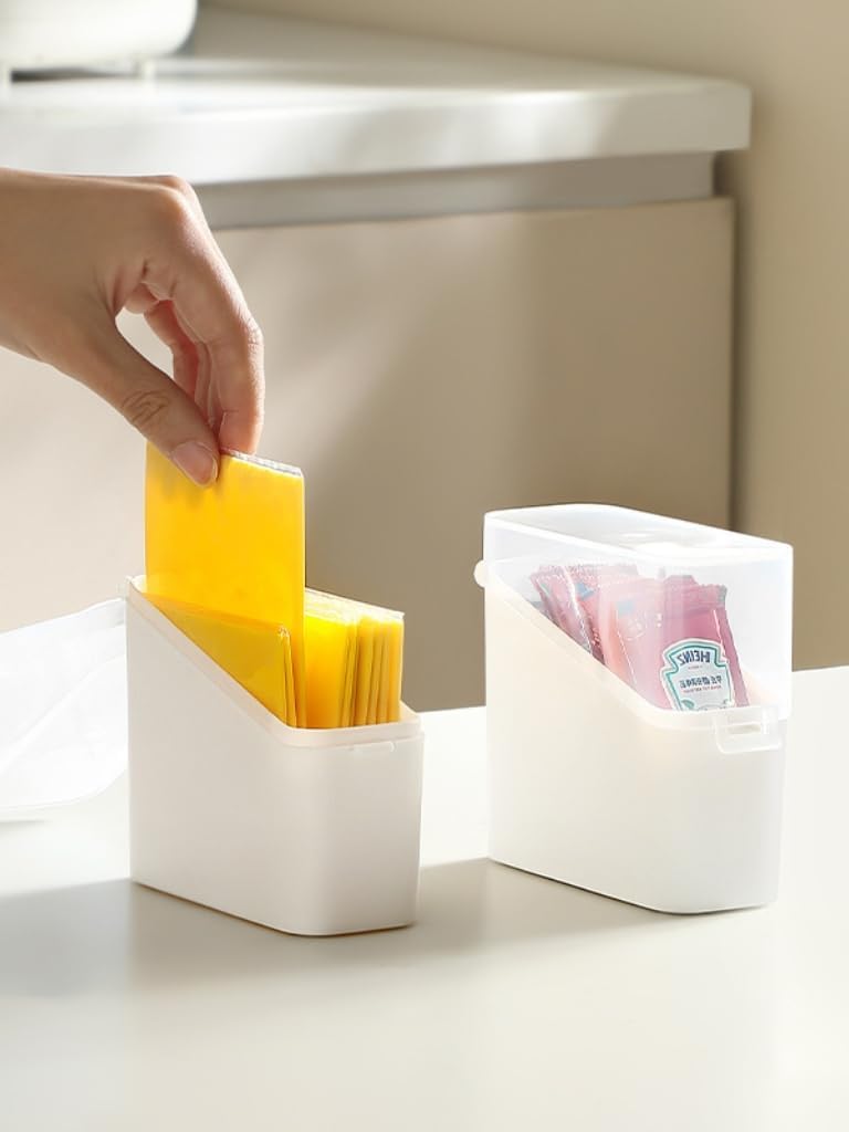 1pcs Sliced Cheese Container for Fridge - Compact, Stackable, and Multifunctional