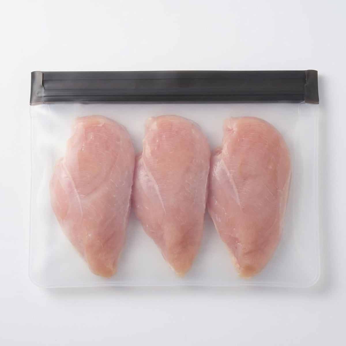 3Pcs Ice Bags Reusable, 3 Sizes Clear Leak Proof Freezer Bag, Ice Cube Storage Bags, Freezer Holder Container, Secure Zip Seal Close Design, Durable Snack Storage Bag for Travel Food Whiskey