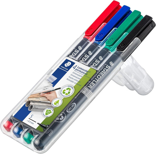 Permanent Markers (STD313WP4A6), Pack of 4 pens