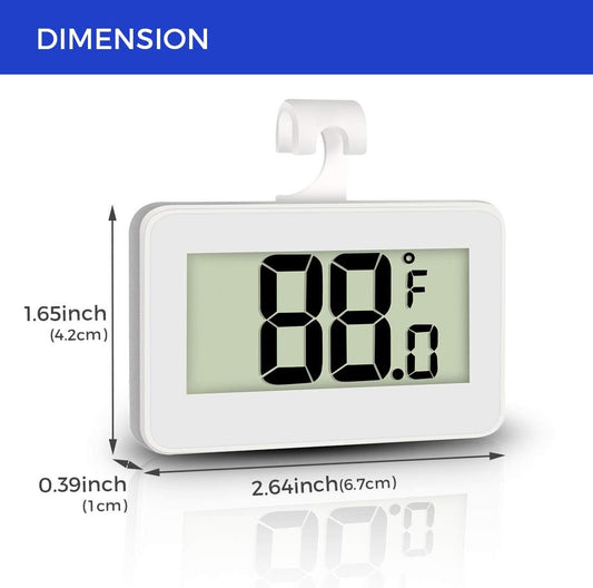Refrigerator Fridge Thermometer for Freezer Room Outdoor