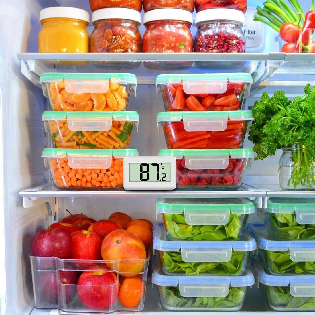 Refrigerator Fridge Thermometer for Freezer Room Outdoor