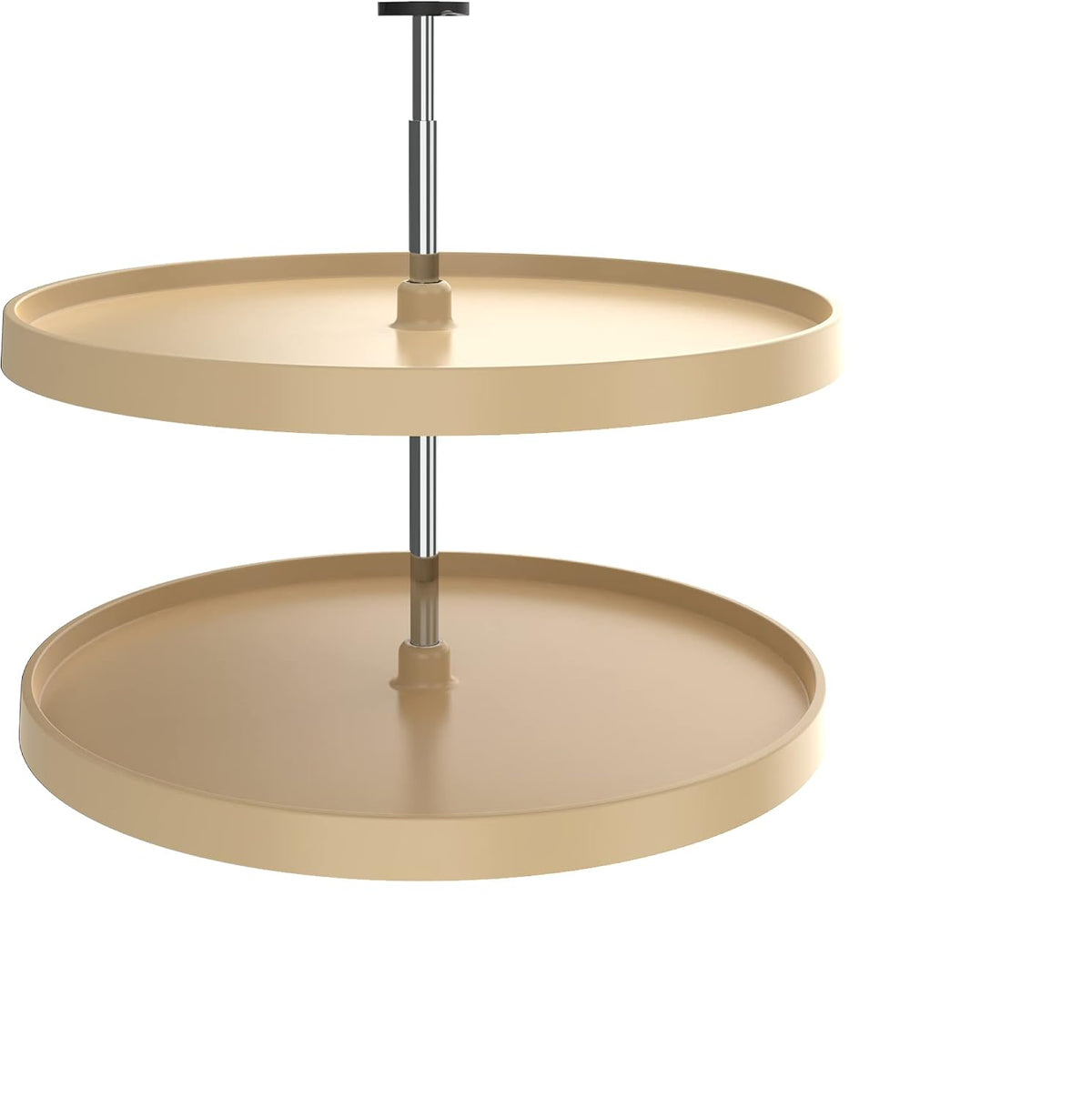 Value Line Polymer Full-Circle 2-Shelf Lazy Susans for Base Cabinets