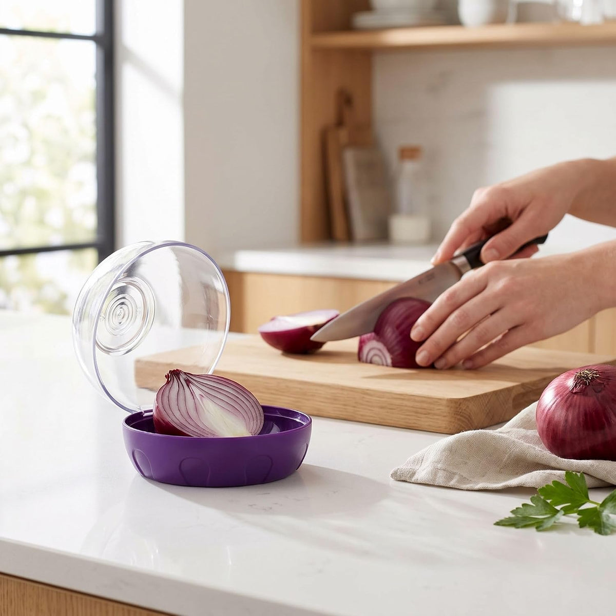 Progressive Prepworks Purple Onion Keeper (1, A)