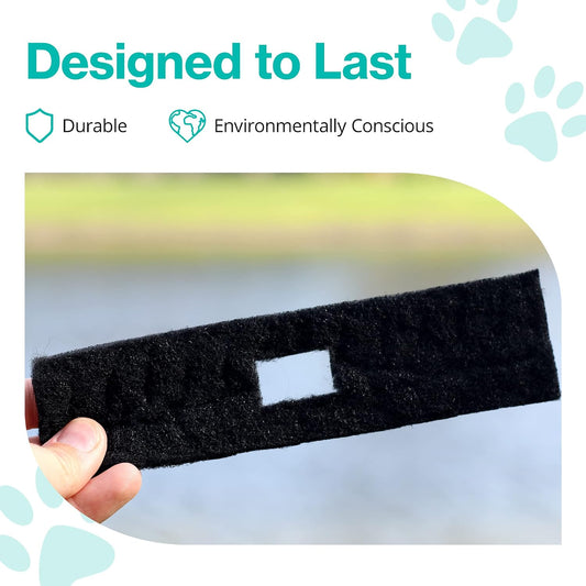Activated Carbon Filter - Pet Odor Eliminator for Home, Litter Box, & Trash Can - Odor Absorber for Strong Odor - Lasts Up to 3 Months - For Pet Waste Station