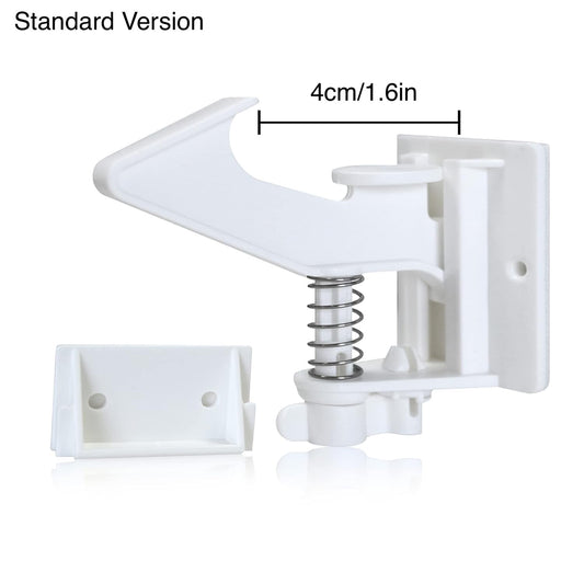 12 Pack Cabinet Locks Child Safety Latches - Easy Install No-Drill