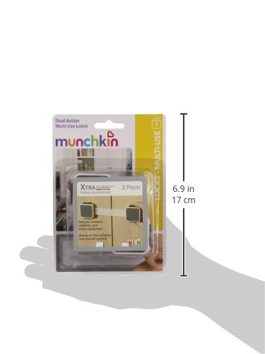 ® Xtraguard™ Child Safety Cabinet Locks, Double Locking Latches for Babyproofing Appliances, Toilets and More, 2 Count