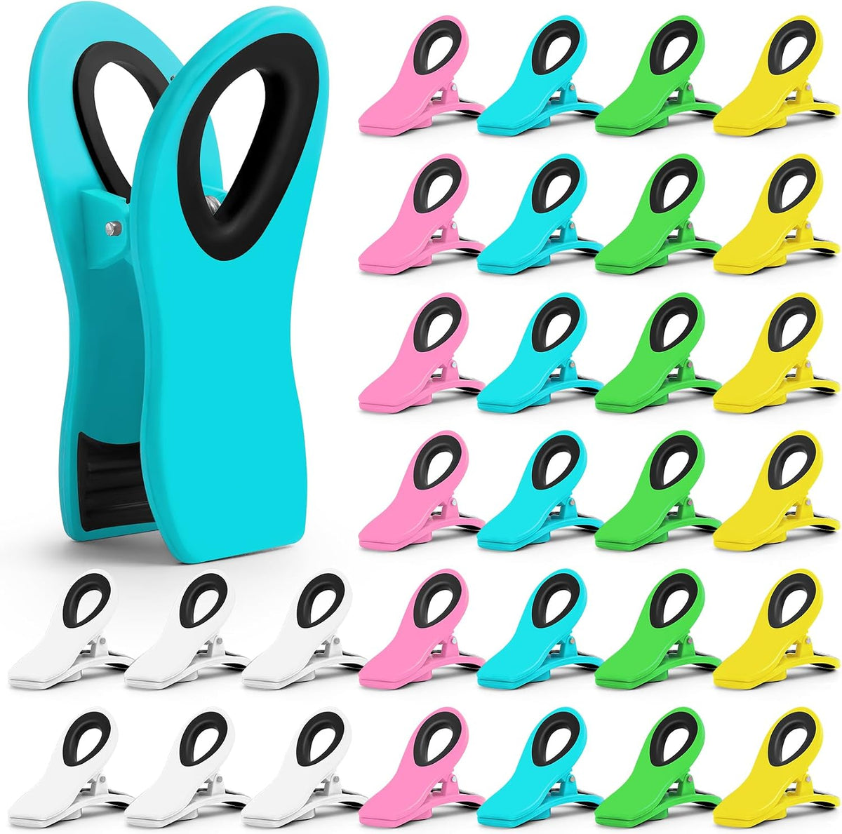 Chip Clips Bag Clips, Magnetic Bag Clip for Food Storage