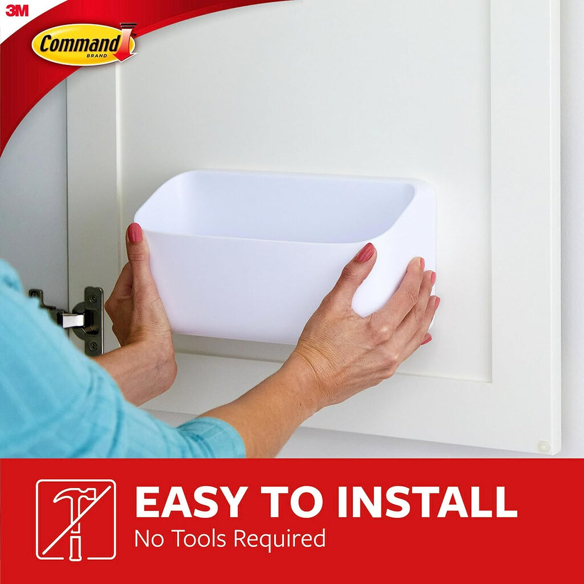 Large Organizing Caddy, Organize Damage-Free, Heavyweight Hanging up to 1lbs