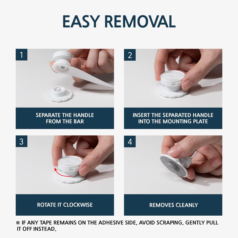 Baby Safety Cabinet & Drawer Locks, 6-Pack, Easy Removal, No Residue