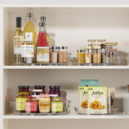 LAMU Lazy Susan Organizer Turntable for Cabinet, 9.25'' 10.6'' 12''