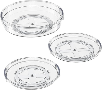 LAMU Lazy Susan Organizer Turntable for Cabinet, 9.25'' 10.6'' 12''