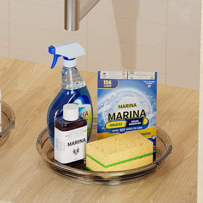 LAMU Lazy Susan Organizer Turntable for Cabinet, 9.25'' 10.6'' 12''