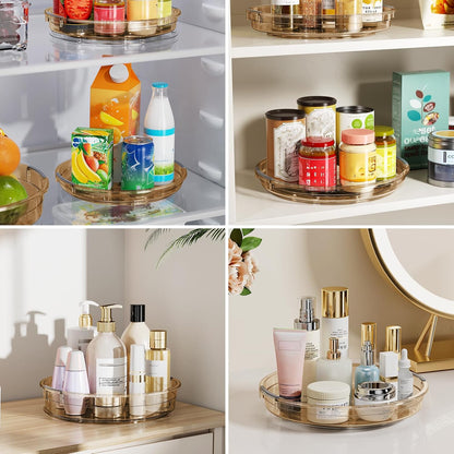 LAMU Lazy Susan Organizer Turntable for Cabinet, 9.25'' 10.6'' 12''