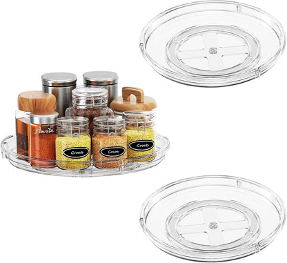 LAMU Lazy Susan Organizer Turntable for Cabinet, 9.25'' 10.6'' 12''