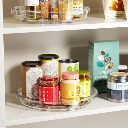 LAMU Lazy Susan Organizer Turntable for Cabinet, 9.25'' 10.6'' 12''