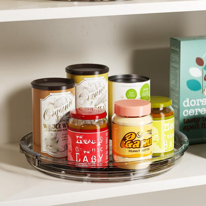 LAMU Lazy Susan Organizer Turntable for Cabinet, 9.25'' 10.6'' 12''