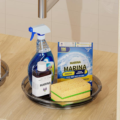 LAMU Lazy Susan Organizer Turntable for Cabinet, 9.25'' 10.6'' 12''