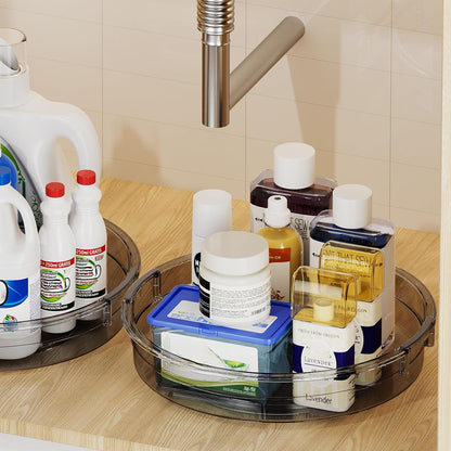 LAMU Lazy Susan Organizer Turntable for Cabinet, 9.25'' 10.6'' 12''