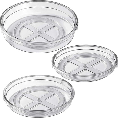 LAMU Lazy Susan Organizer Turntable for Cabinet, 9.25'' 10.6'' 12''