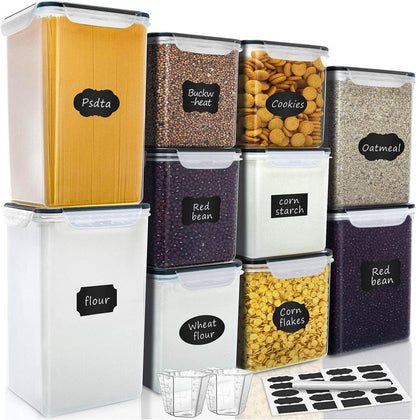 Large Tall Airtight Food Storage Containers, 10 PACK Containers Set
