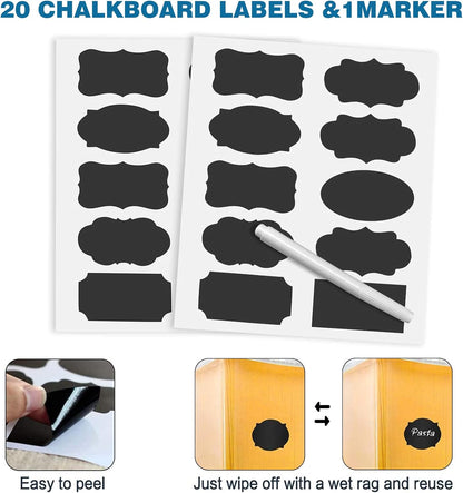 Large Tall Airtight Food Storage Containers, 10 PACK Containers Set