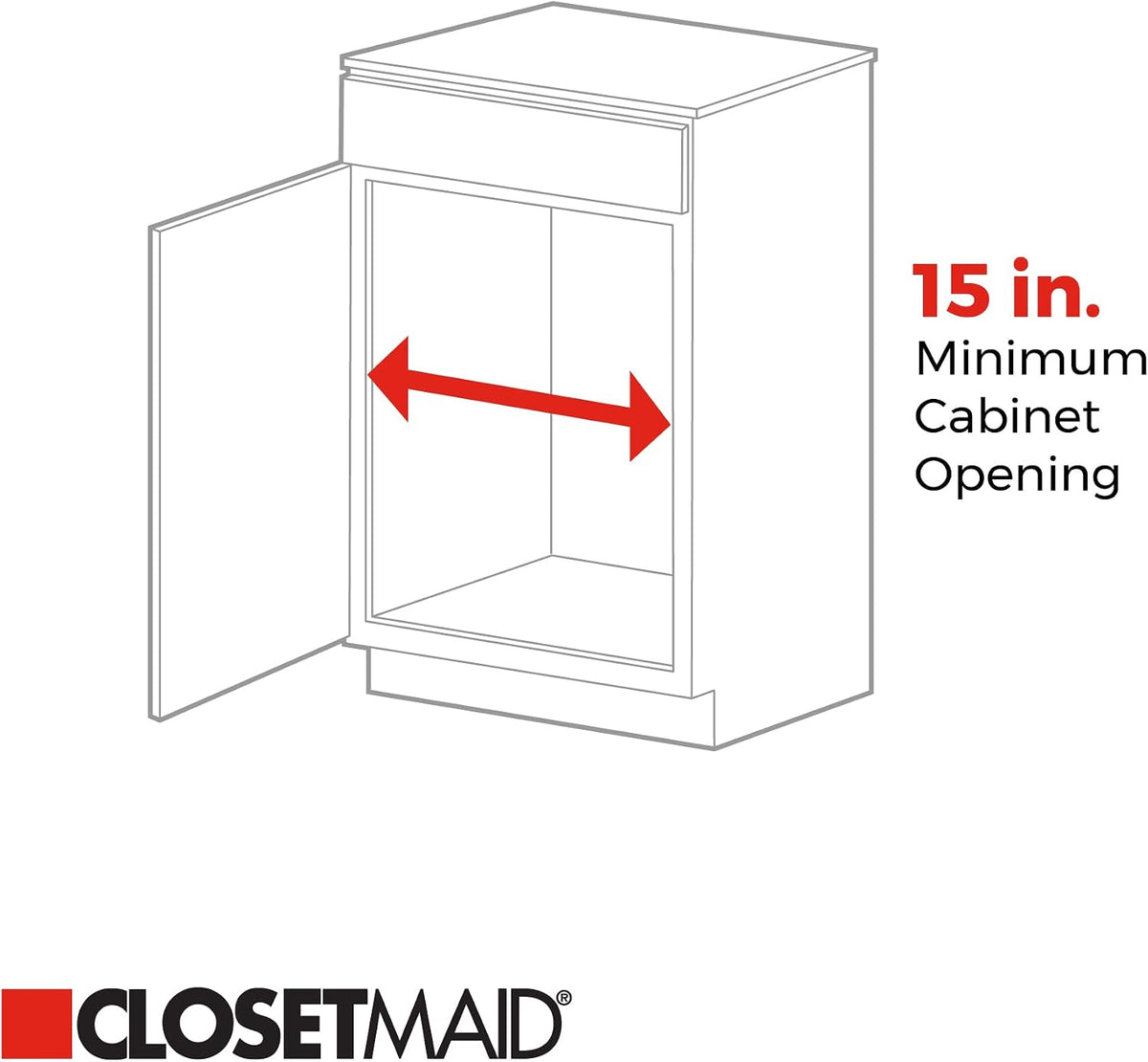 14 in. Pull Out Cabinet Organizer, Heavy Duty, Slide Out Pantry Shelves Drawers for Kitchen, Bathroom, Nickel