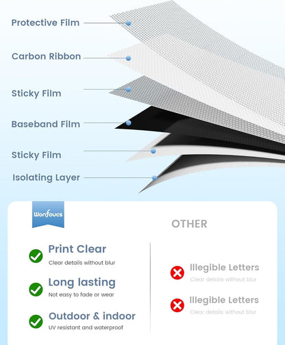 TZe Label Maker Tape 12mm 0.47" White Laminated Replacement for Brother P-Touch Label Tape TZe-231 TZe231 Compatible with Brother Ptouch PTD210 PT-D220 PTH110 PT-D400, 4-Pack