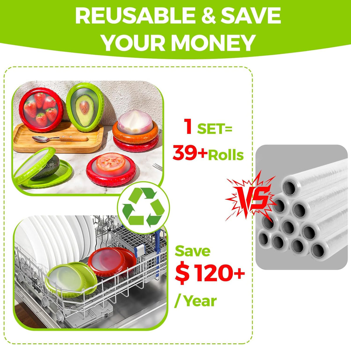 Avocado Saver & Onion Storage Set,4 Pcs Silicone Fruit Vegetable Anti-oxidation Box,Reusable Fridge Fresh Pod Food Storage,Perfect Lemons Tomato Garlic Containers