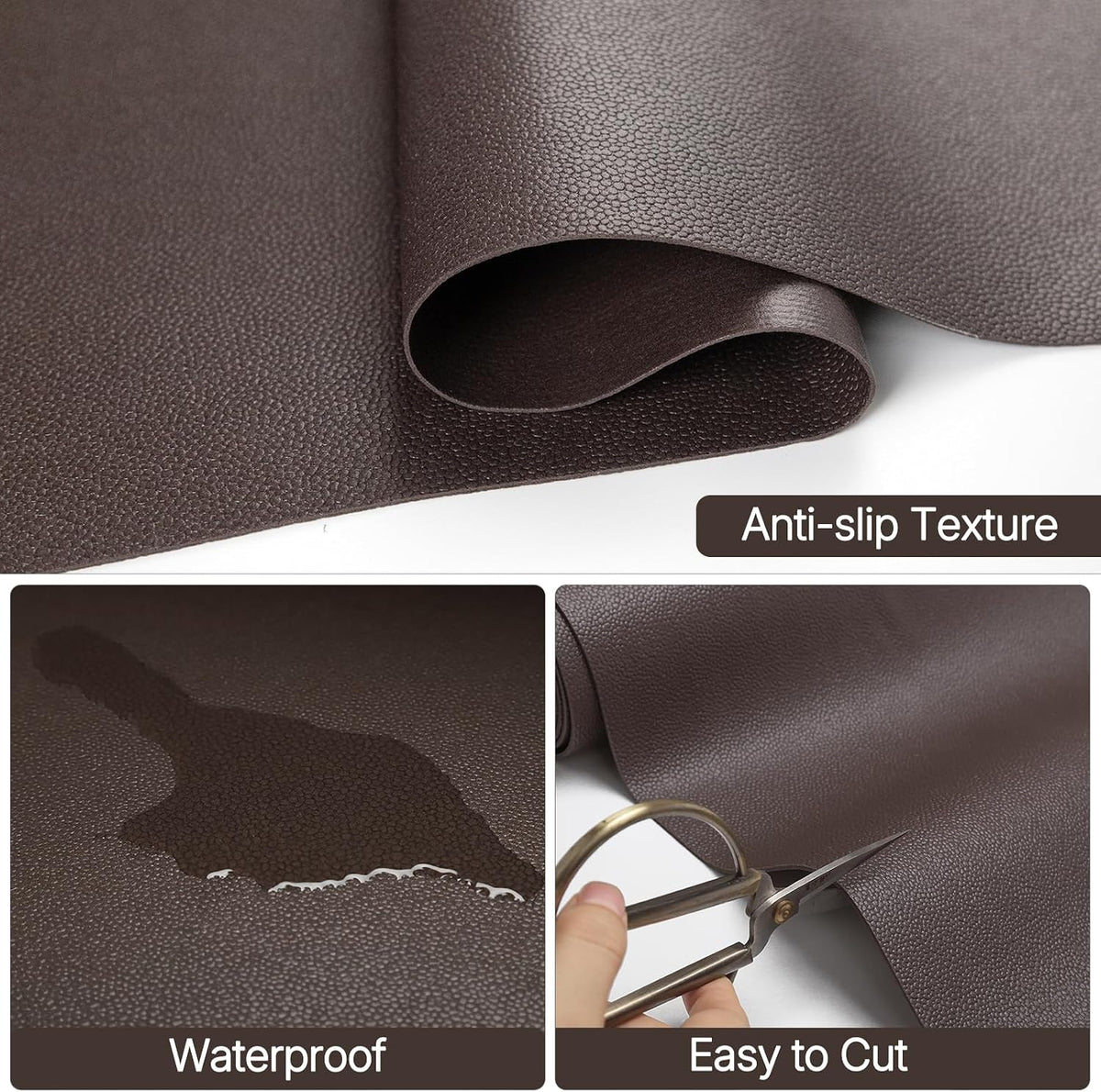 Shelf Liner for Cabinets, Drawer Non Adhesive Non Slip Foam Mat for Kitchen, Pantry, Bathroom, Cupboard, Garage, Closet, Shelves, Drawer, Tool Box, Gray 11.8 x 59 inches