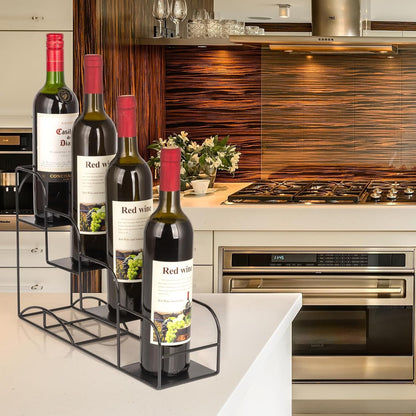 12 Bottle Capacity Coffee Syrup Organizer 3 Tier Coffee Syrup Stand Shelf for Coffee Bar Kitchen Small Wine Rack for Bar Family Storage for Syrup Wine Dressing