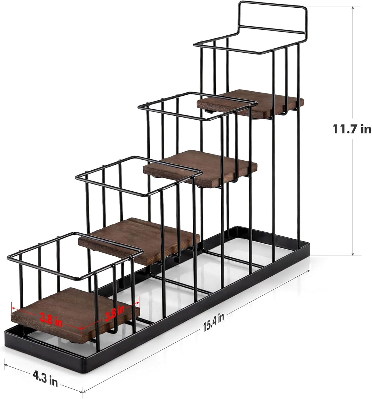 12 Bottle Capacity Coffee Syrup Organizer 3 Tier Coffee Syrup Stand Shelf for Coffee Bar Kitchen Small Wine Rack for Bar Family Storage for Syrup Wine Dressing