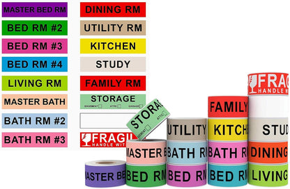 500pcs Food Labels,1 x 3 Inch Freezer Labels Removable for Food Containers, Mason Jar, Water/Oil/Tear Resistant,No Residue Food Storage Labels Perfect for Kitchen